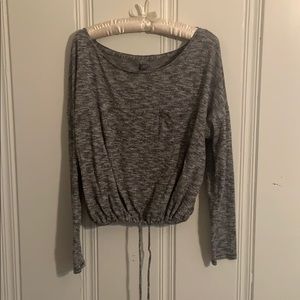 aerie grey sweatshirt